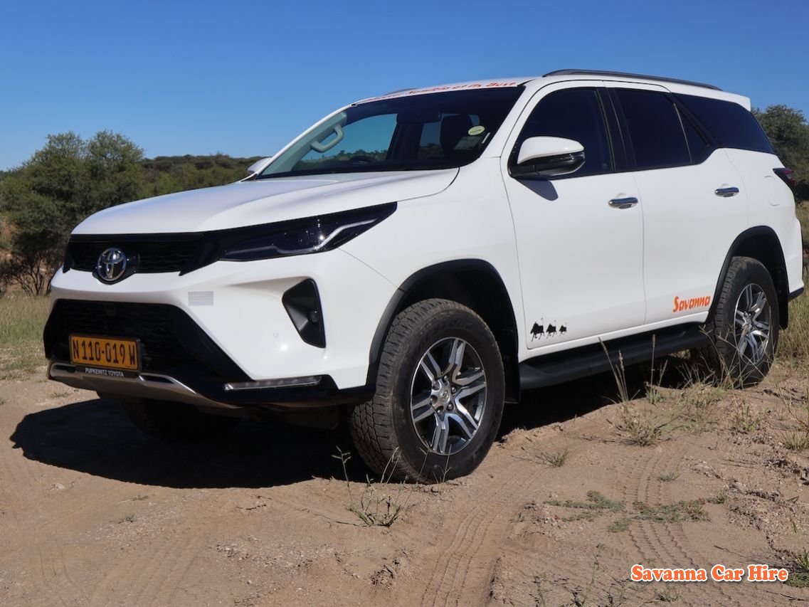 Toyota Fortuner rental in Namibia
