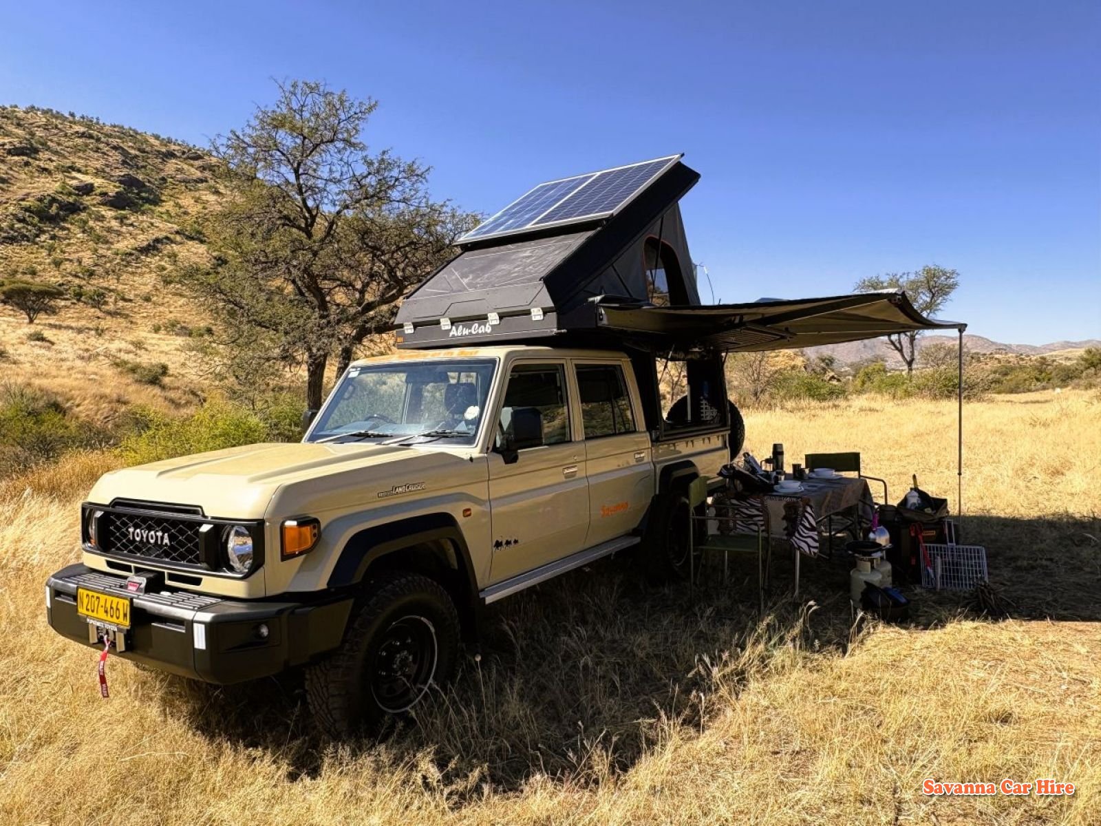 Toyota Land Cruiser Camper 2.8 4x4 (Can be Brown or White) rental in Namibia
