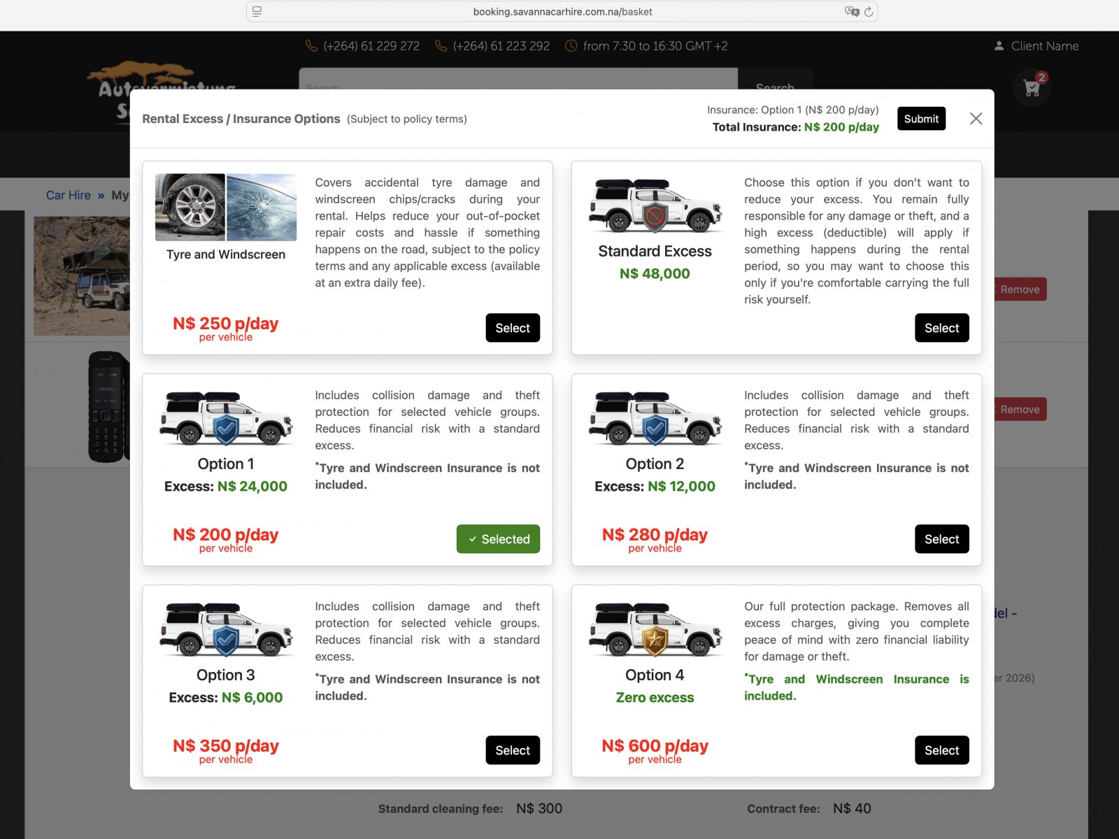 Live Beta Testing of our new Savanna Car Hire website Is in Progress
